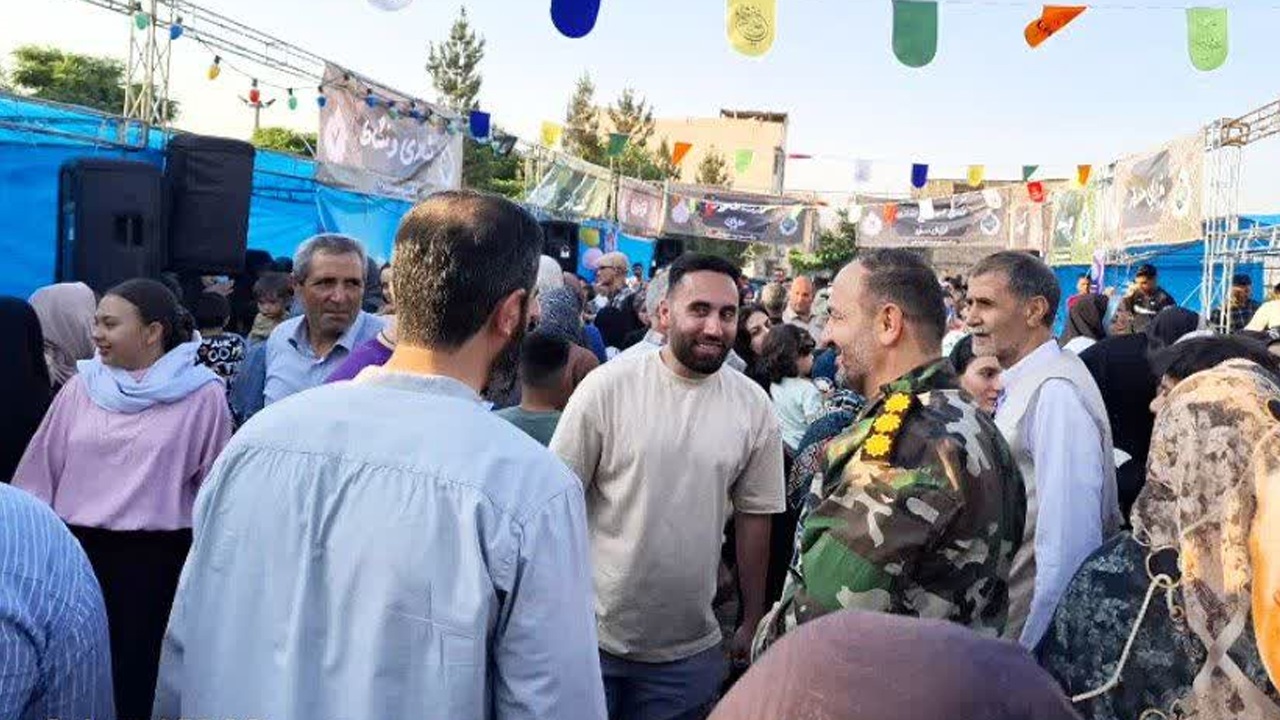 غدیر امسال، صحنهای از غیرت انقلابی جهادگران البرز علیه اسرائیل