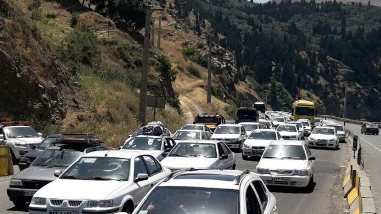 ترافیک سنگین در محور امیرکبیر تا آدران
